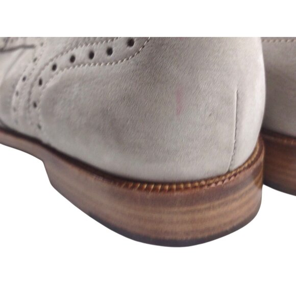 Harry\'s Of London Mens Gray Suede Wingtip Oxford Dress Shoes Sz EU 43 / … main image 6